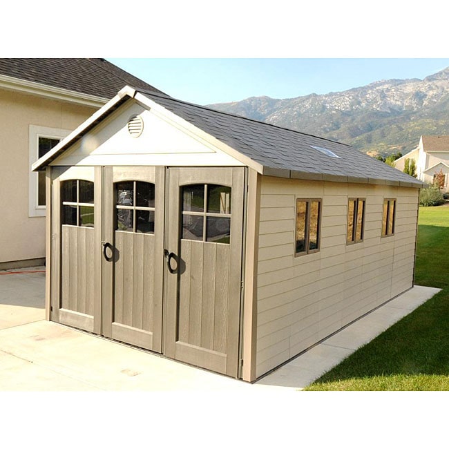 Lifetime Storage Building (11' x 21') - 12600931 - Overstock.com 