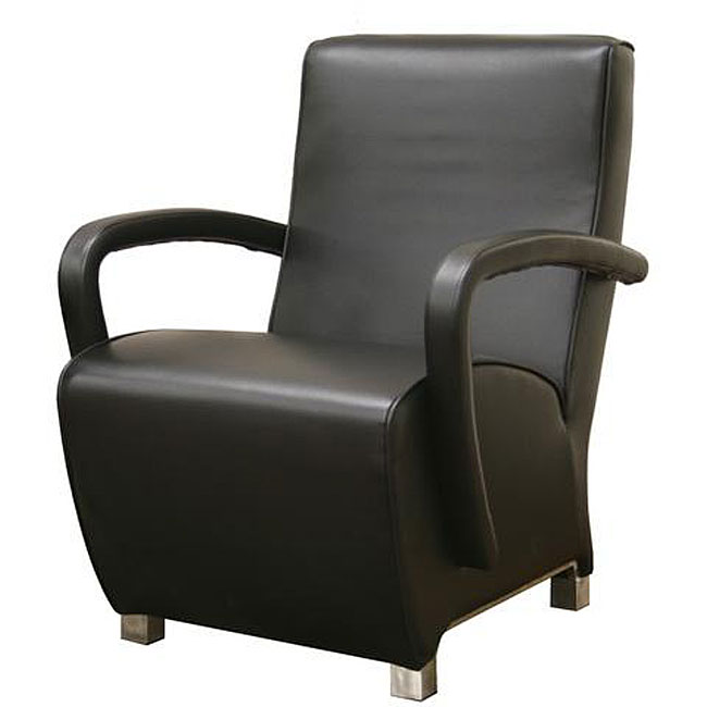 Davinia Black Modern Club Chair