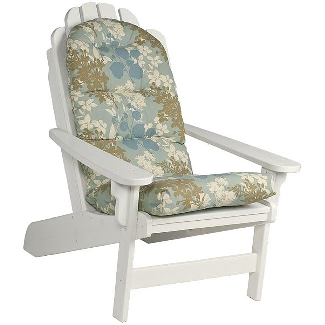Outdoor Floral Adirondack Chair Cushion - 12645615 - Overstock.com 