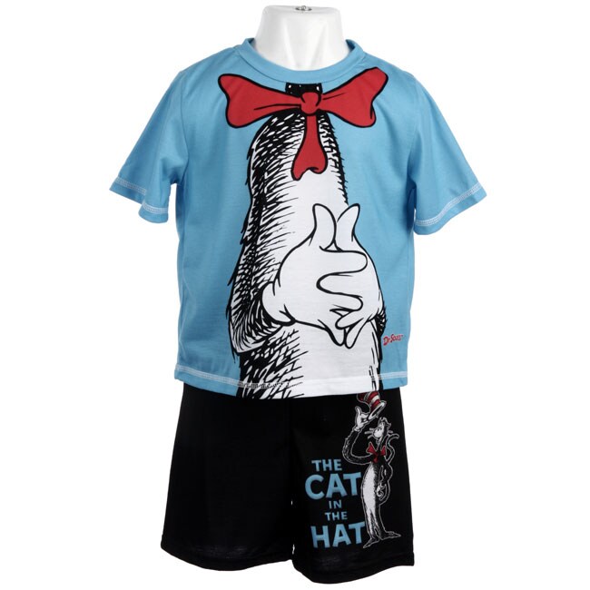 Dr. Seuss Boy's 'I Am Cat in the Hat' Pajama Set 12656448 Overstock