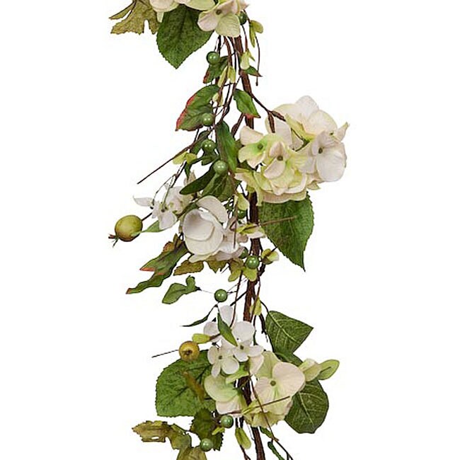 Cream Hydrangea Garland  12703967  Overstock.com Shopping  Great 