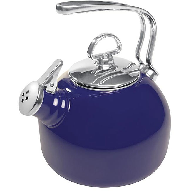 Chantal 3718SBL Cobalt Blue Steel Tea Kettle Overstock™ Shopping
