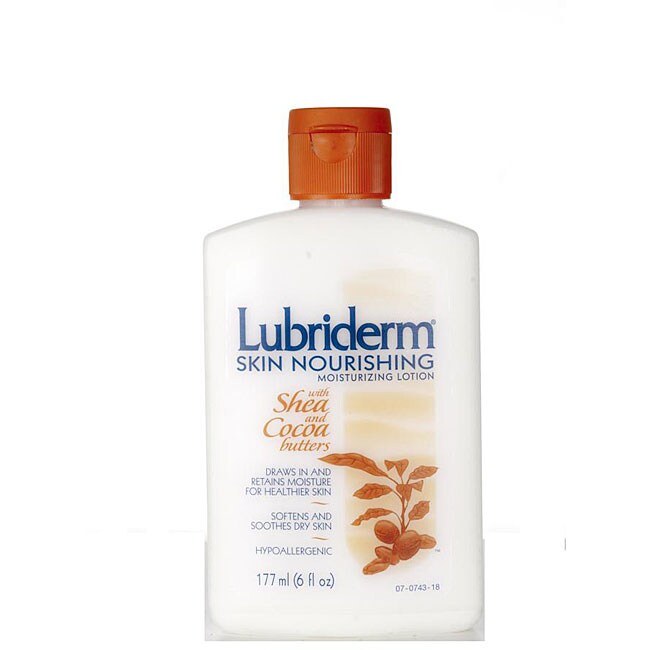 Lubriderm Moisturizer 6ounce Shea and Cocoa Butter (Pack of 4