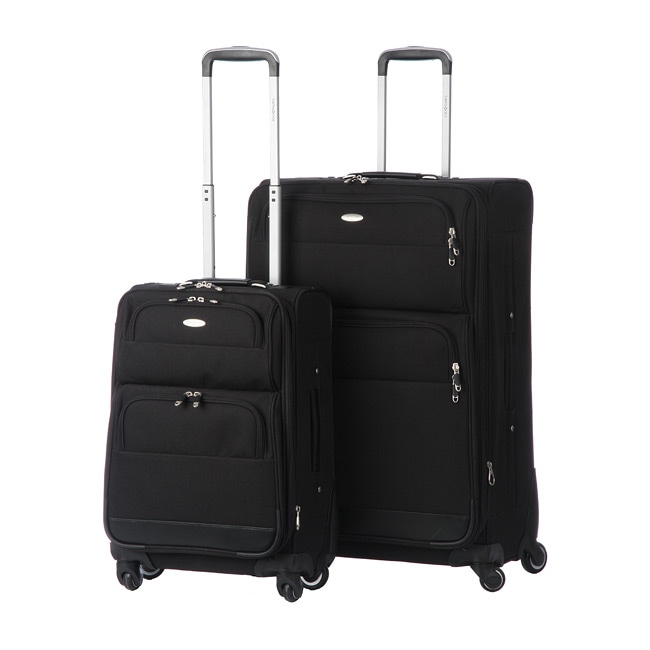 Samsonite Black 2 piece Spinner Upright Luggage Set