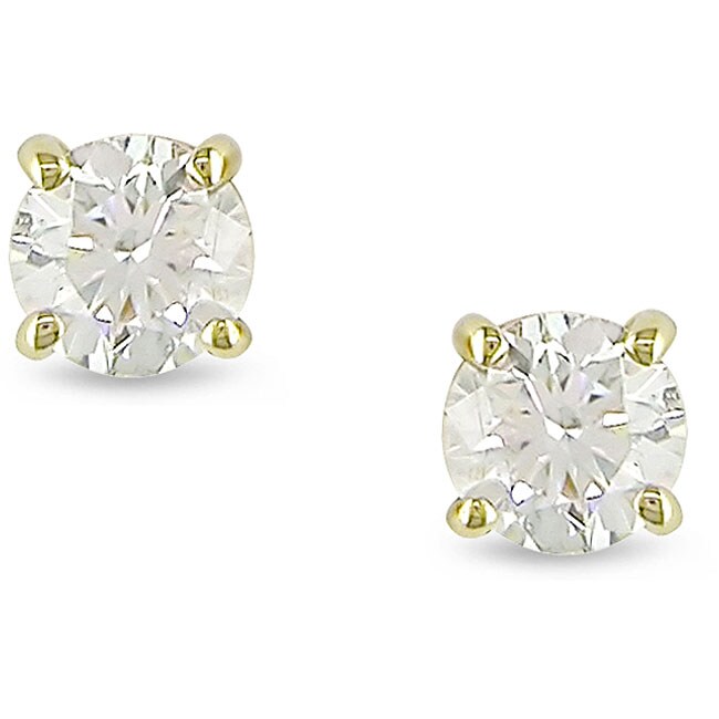 14k White Gold 1/2ct TDW Certified Diamond Stud Earrings MSRP $1,170