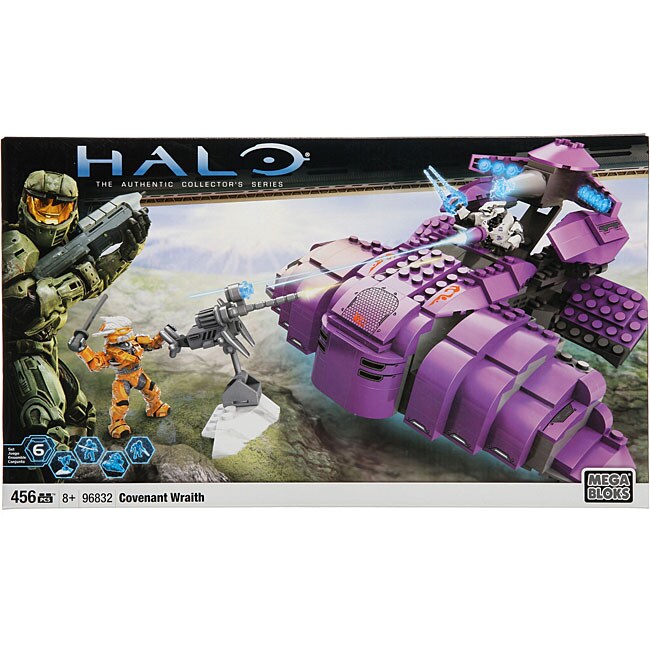 Mega Bloks Halo Covenant Wraith Spaceship Toy 12814085 Overstock