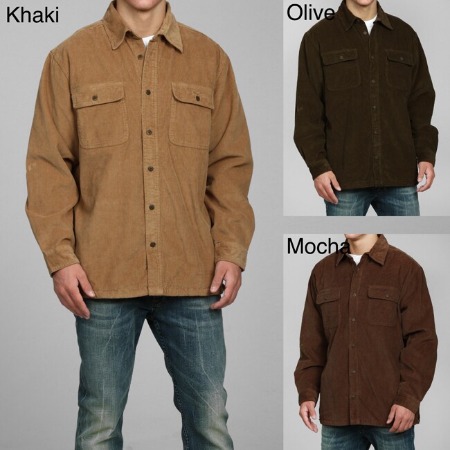 Weatherproof Men's Buttonup Corduroy Shirt Jacket 12954534