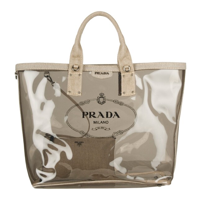 Prada Plex and Mistolino Shopping Bag - 12960109 - Overstock.com ...  