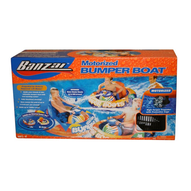 inflatable motorized bumper boat