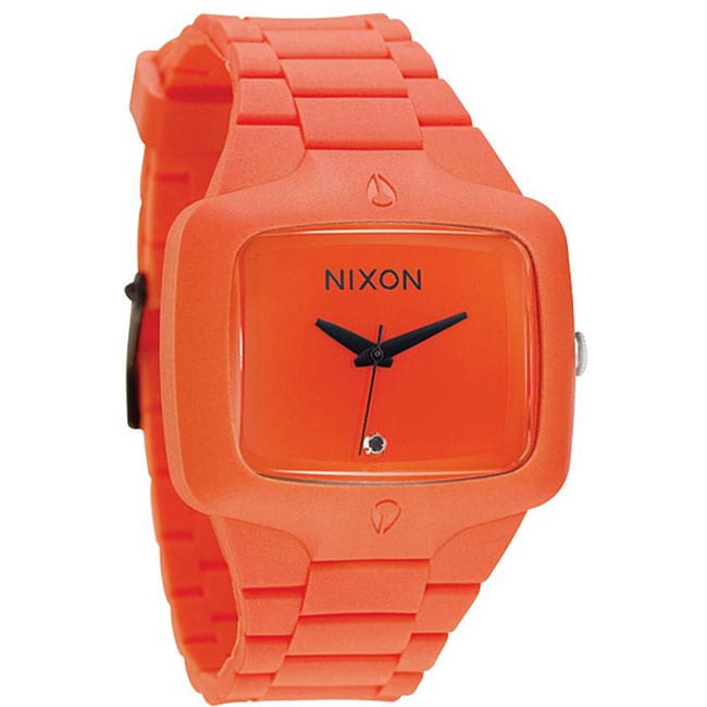 Nixon Rubber Player Orange Molded Silicone Watch