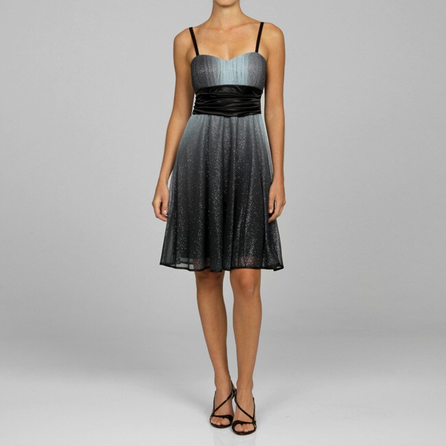 Women's Ombre Glitter Chiffon Dress 13002860 Shopping