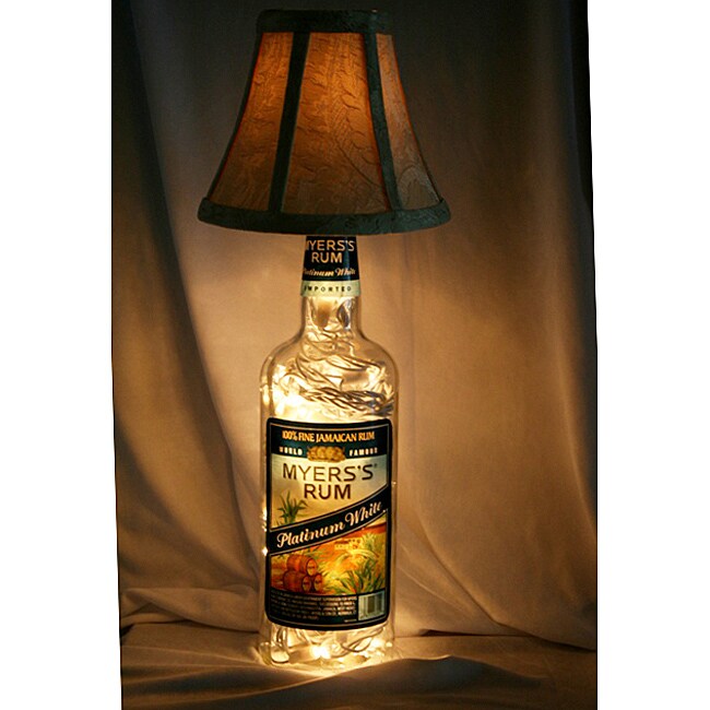 Pink Elephant Lighting Myers's Rum Liquor Bottle Lamp 13032651