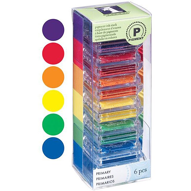Inkadinkado Primary Pigment Ink Multipad Stack Overstock™ Shopping