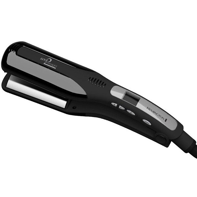 Remington 2inch Curved Plate Wet/Dry Straightener Overstock Shopping