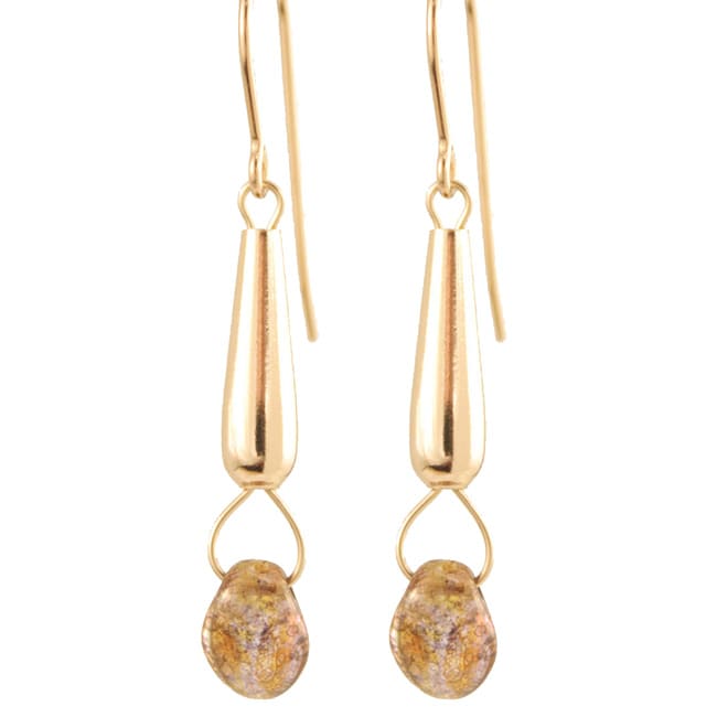   14k Gold Fill Crystal Teardrops of Hecate Earrings  