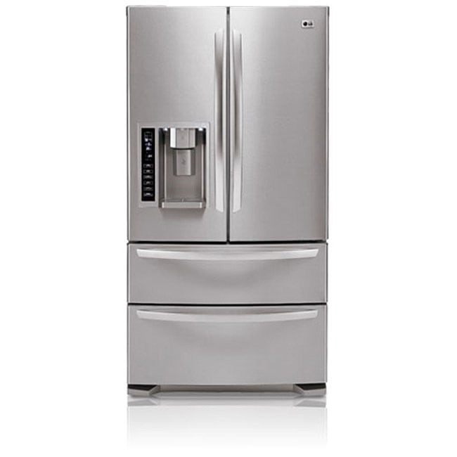 LG 21cubicfoot Stainless Steel French Door Refrigerator Overstock