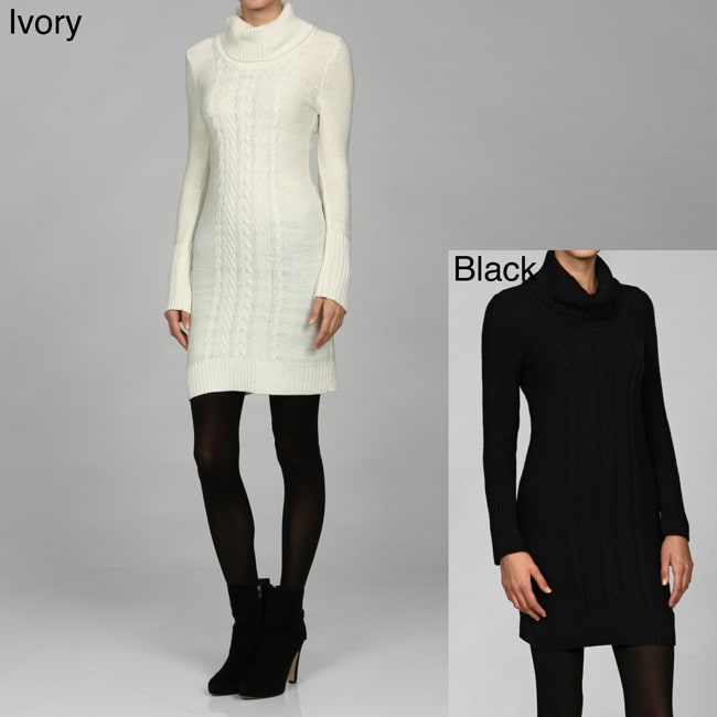 Womens cable knit sweater dress