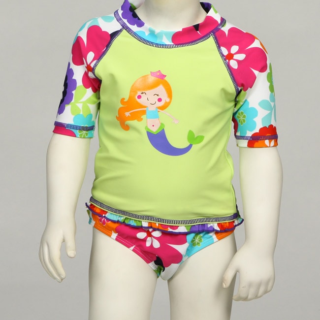 Carter's Toddler Girl's Mermaid Rashguard Swim Set 13088236