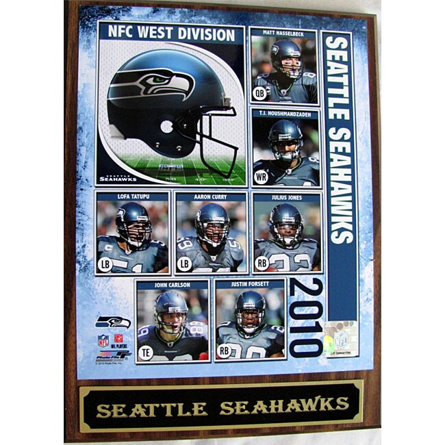 2010 Seattle Seahawks Photo Plaque