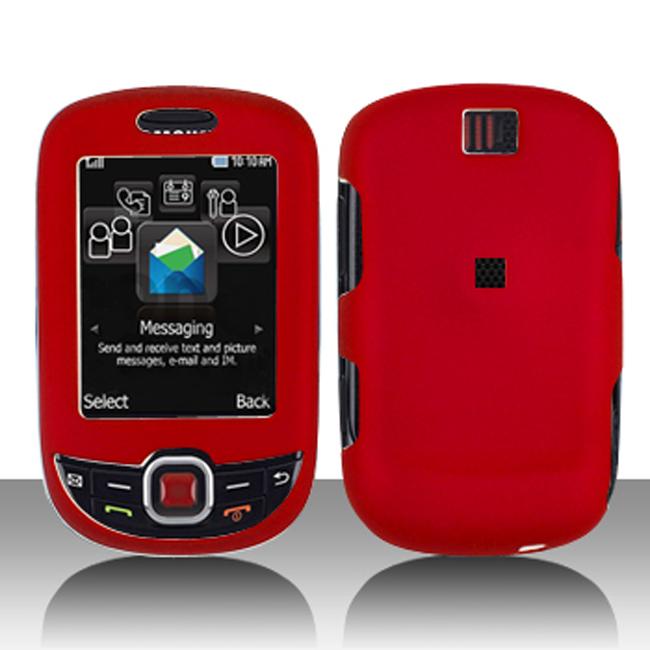 Snap on Samsung Smiley T359 Red Protective Case