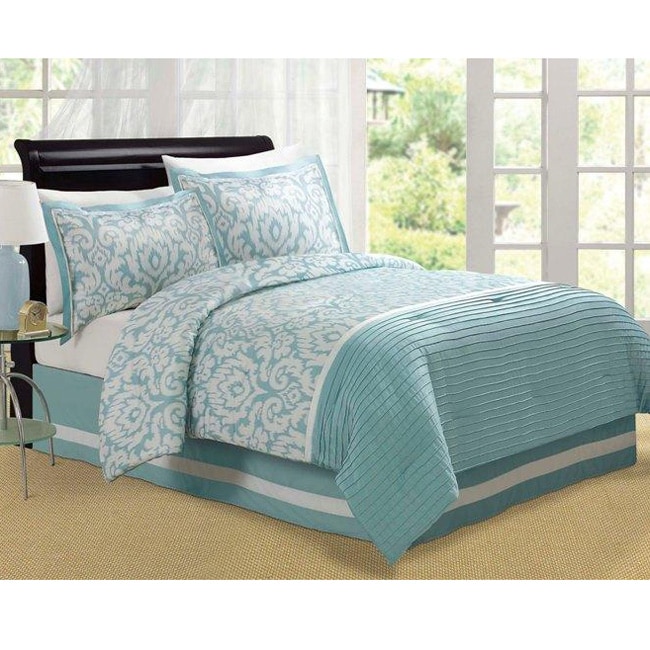 Jasmine Aqua Kingsize Comforter Set 13130261