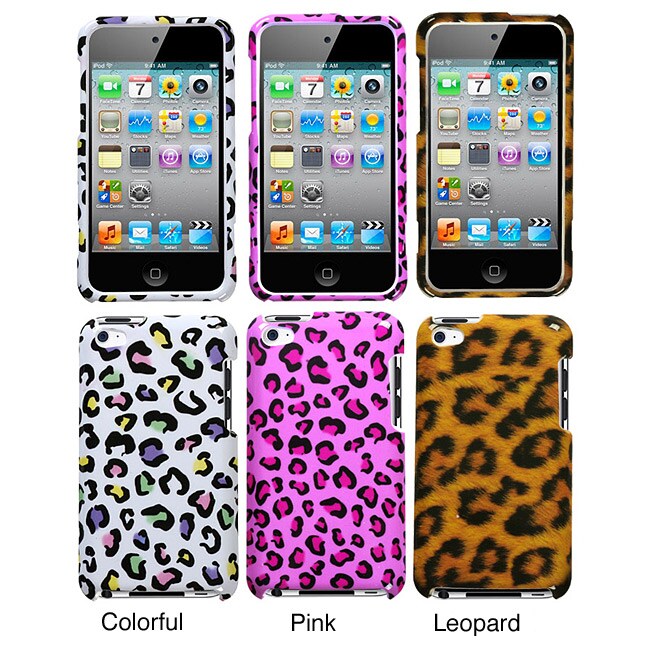 Leopard Skin Apple iPod Touch 4 Rhinestone Case  