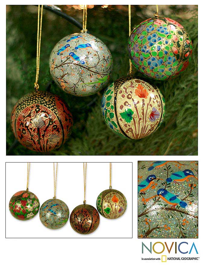 set of 4 joyful melody holiday ornaments india set of 4 joyful melody holiday ornaments india