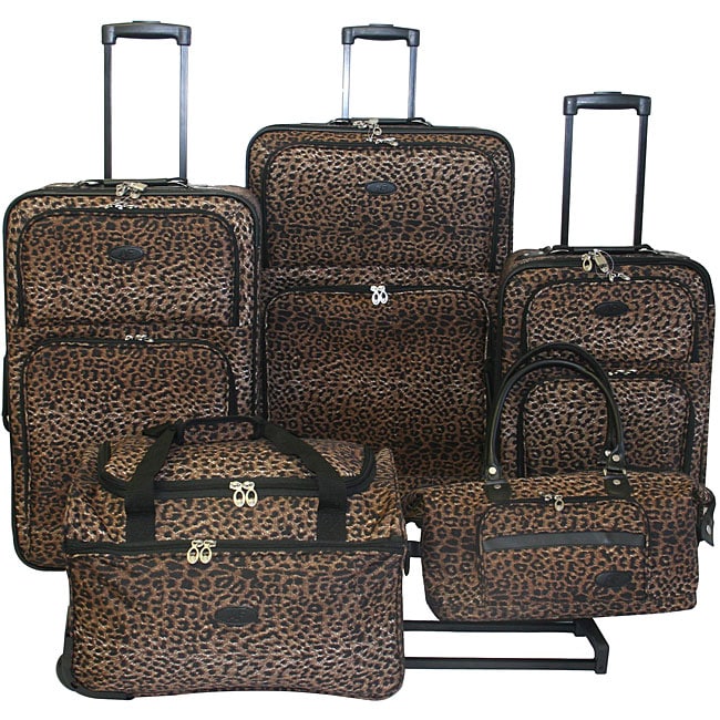 American Flyer Serengeti 5-piece Luggage Set - 13324759 - Overstock.com 