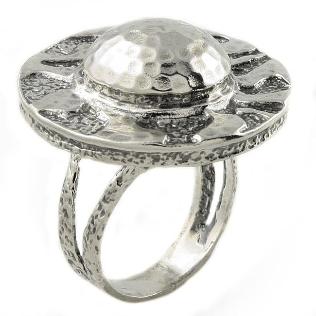 Sterling Silver Antique style Fashion Ring  