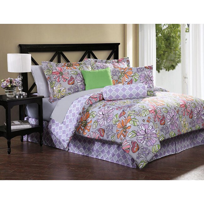 Eliza 7piece Microfiber Comforter Set 13400820 Shopping Great Deals on