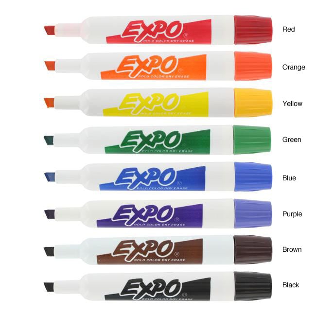 Expo Original Chisel Tip Dry Erase Markers (Pack of 8)  