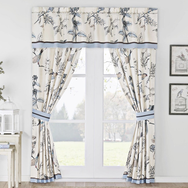 Pyrenees Cotton 84-inch Curtain Panel Pair