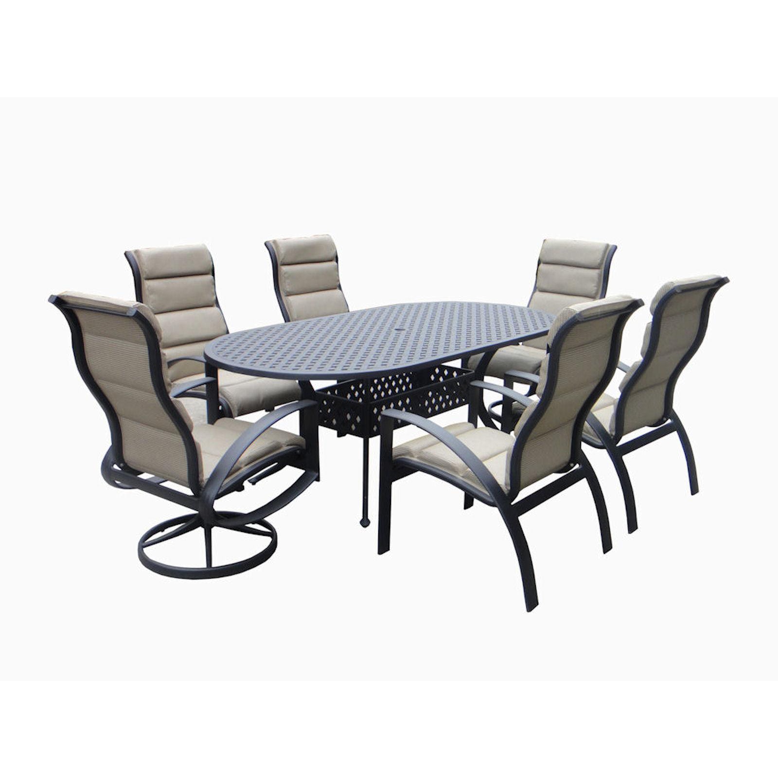 Savannah Outdoor Classics Helios Aluminum Sling Patio Furniture Set