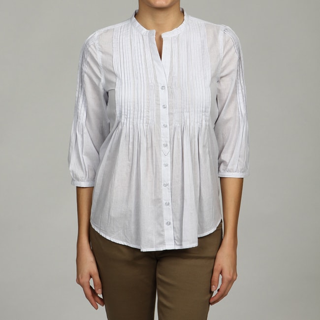 mandarin collar shirt for women