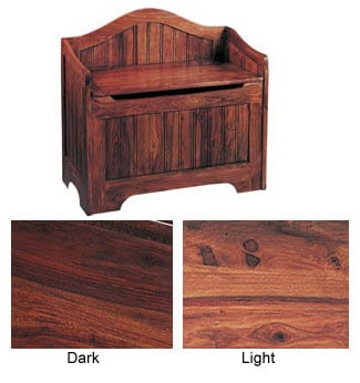 Rustic Storage Bench (2 Finishes) - 134683 - Overstock.com Shopping