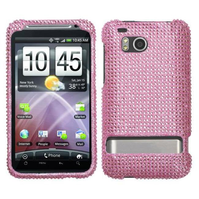 Premium HTC Thunderbolt Pink Protector Case  
