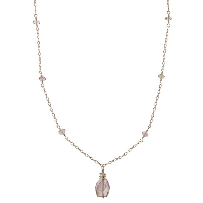Tacori Bridal Evening Silver Amethyst and Crystal Necklace