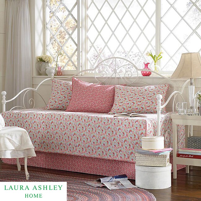 Laura Ashley Carlie Pink 5piece Day Bed Quilt Set 13598674