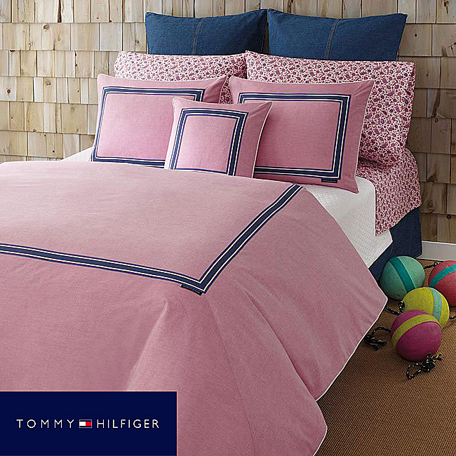 Tommy Hilfiger Oxford Pink Full/ Queensize Comforter 13598686