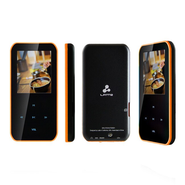 Latte iPearl S Orange 4-GB 1.8-inch LCD MP4 Player
