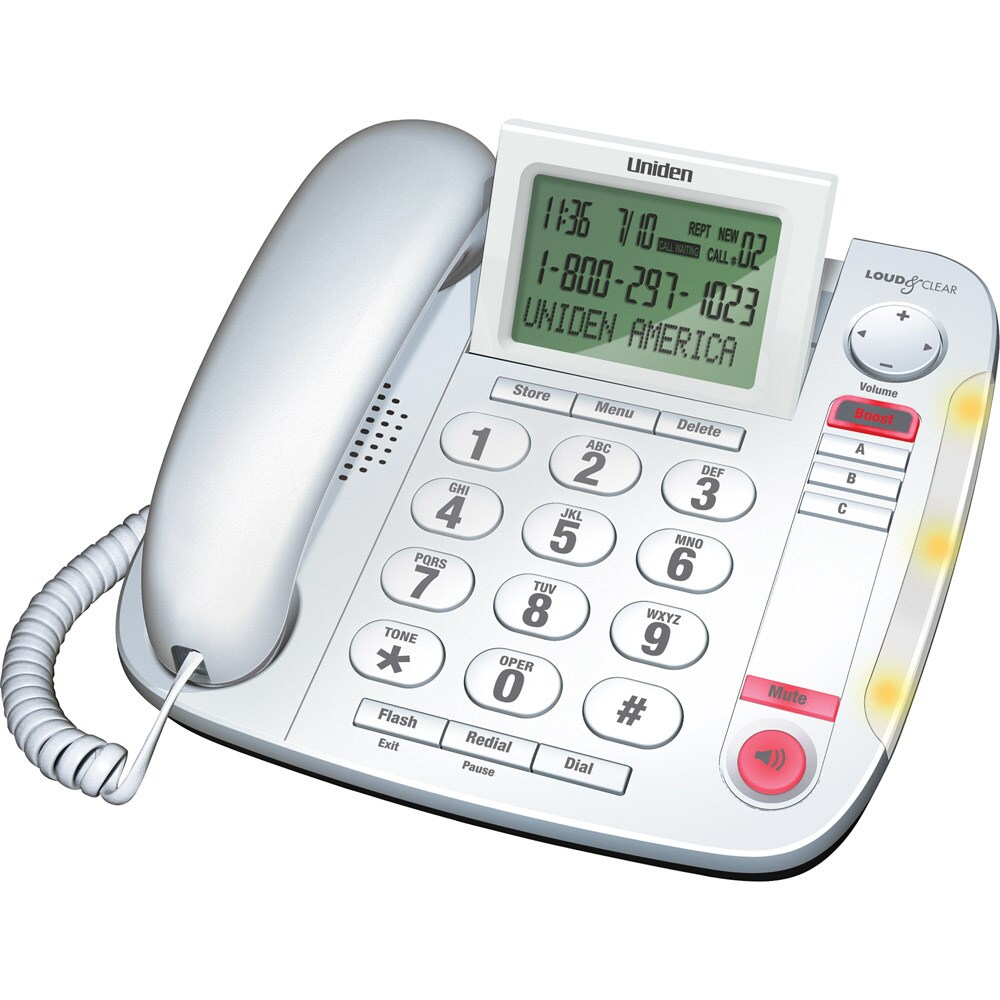 Uniden CEZ260W Standard Phone - White