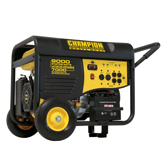 Champion 9000 Watt Electric Start Portable Heavy Duty Generator