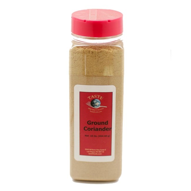 Taste Specialty Foods 16 ounce Ground Coriander (Pack of 4 