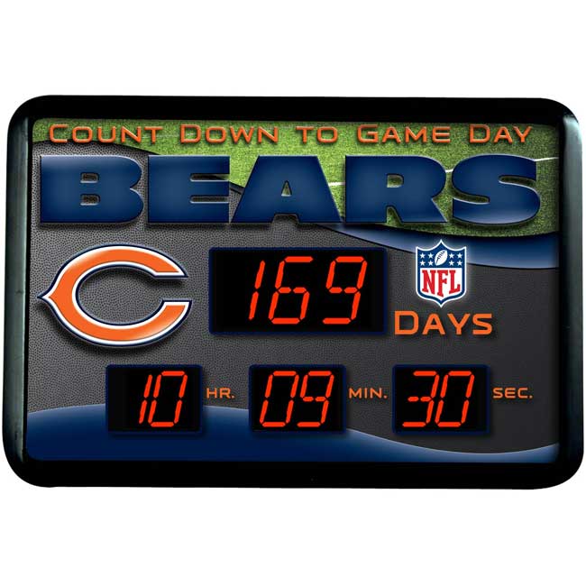 Chicago Bears LED Countdown Clock 13802387 Shopping