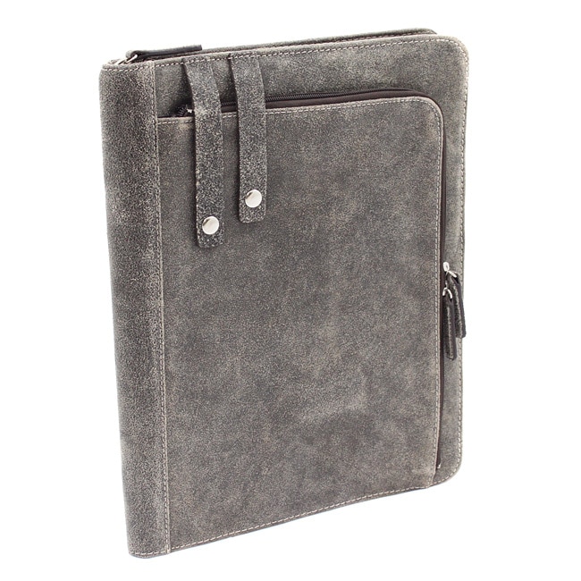 The Jones Collection Distressed Leather Executive Padfolio Planner