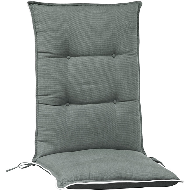 Light Charcoal High Back Patio Chair Cushions (Set of 2) - 13870894
