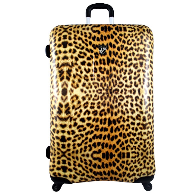 Heys USA Exotic Leopard 30inch Hardside Upright Spinner Luggage