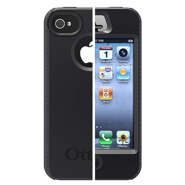 Otter Box Apple iPhone 4S Black Impact Case  