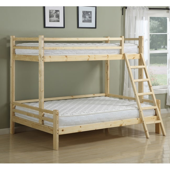 Dreamy Combo 6inch Innerspring Medium Firm Twin and Full Bunk Bed