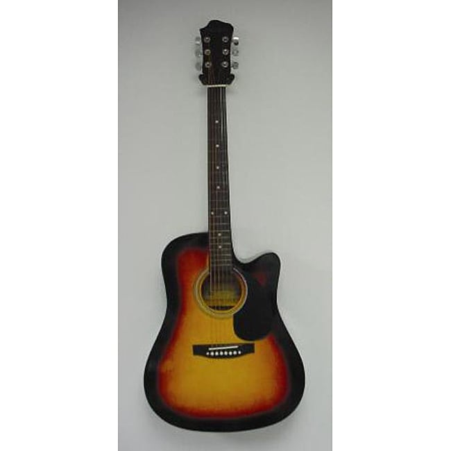 Galveston Acoustic/ Electric Cutaway Guitar Overstock™ Shopping